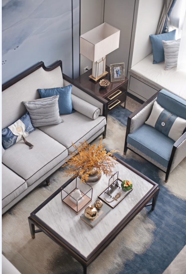 裝修案例新中式風(fēng)格室內(nèi)裝修效果圖-客廳 裝修案例新中式風(fēng)格室內(nèi)裝修效果圖-客廳