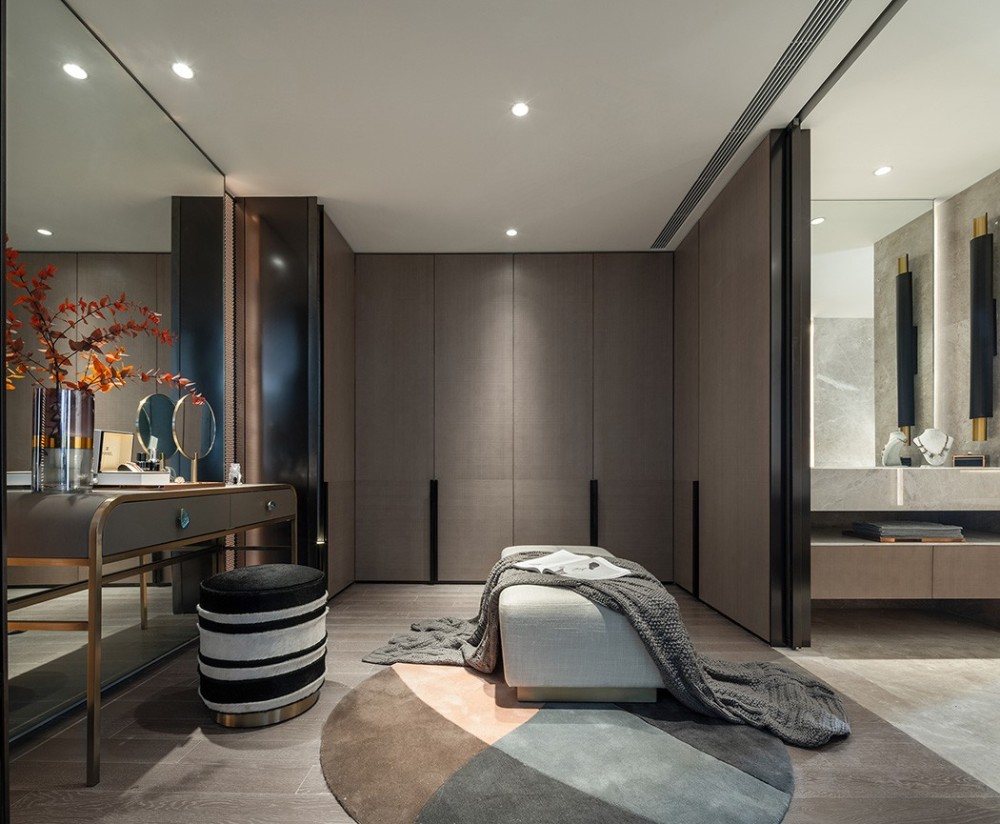 新中式風格室內(nèi)家裝案例效果圖-主臥梳妝臺 新中式風格室內(nèi)家裝案例效果圖-主臥梳妝臺