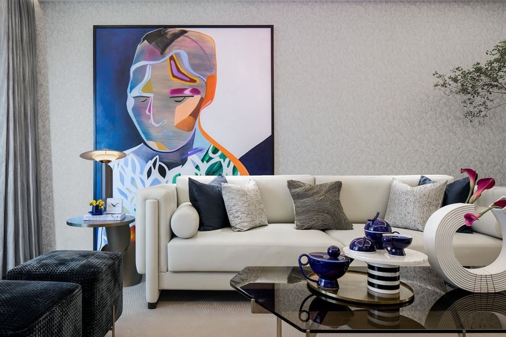 江門市寶翠園新中式風格三居室裝修案例