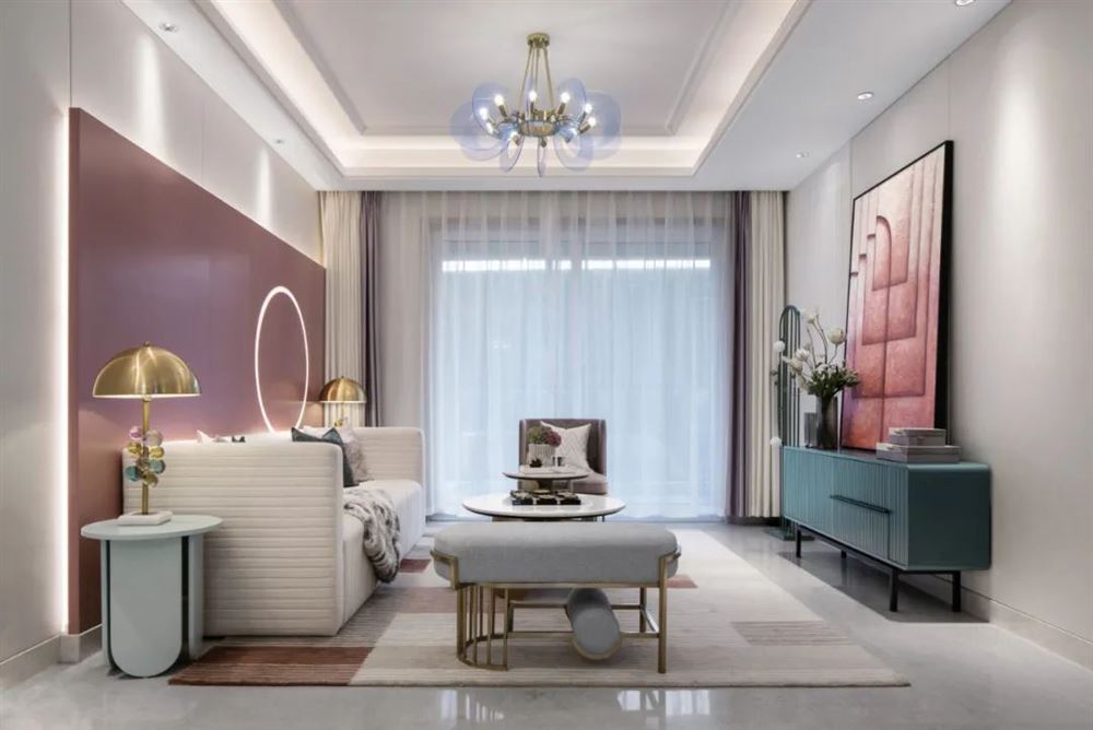 江門市東興大道住宅樓北歐風(fēng)格三居室裝修案例