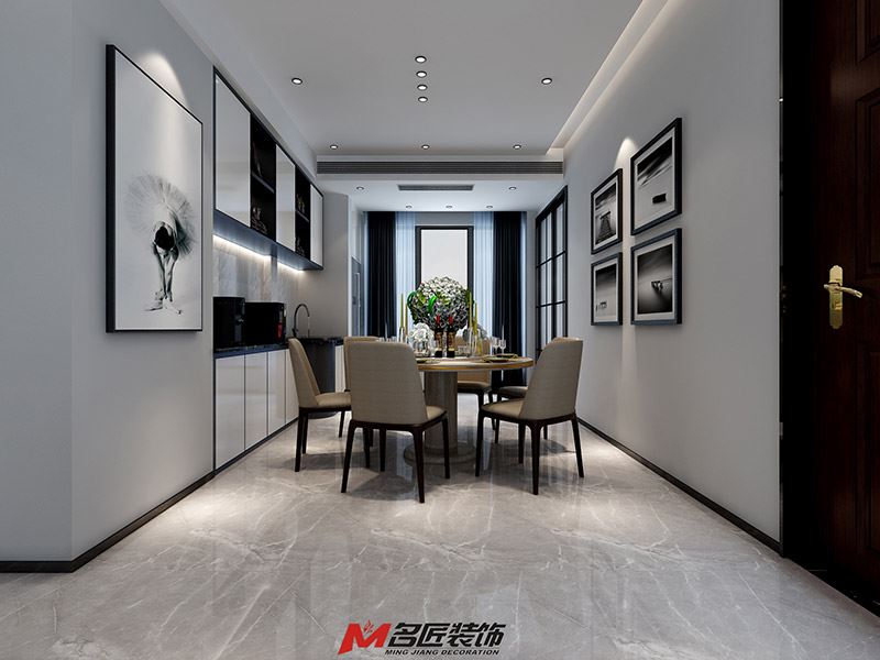 廣州市萬科東薈城歐式風(fēng)格二居室裝修案例