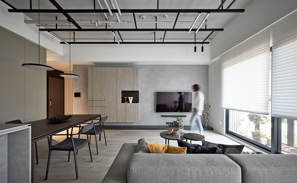 惠州市中洲天御北歐風(fēng)格三居室裝修案例