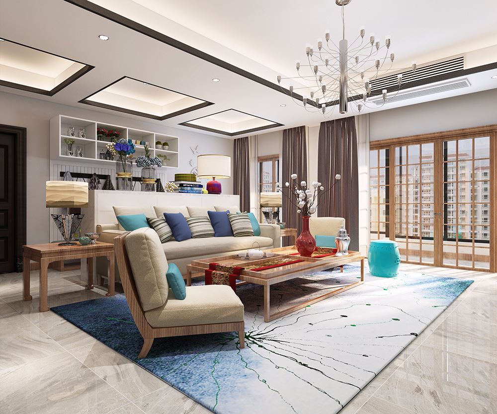 佛山市萬(wàn)科金域時(shí)光(商業(yè))輕奢風(fēng)格別墅裝修案例