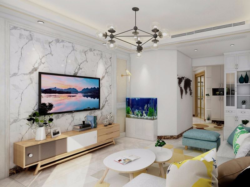 佛山市保利御江南現(xiàn)代簡約風(fēng)格二居室裝修案例