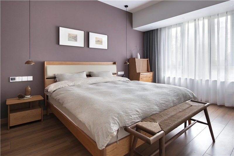 佛山裝修公司現(xiàn)代原木風格室內(nèi)裝修效果圖-臥室 佛山裝修公司現(xiàn)代原木風格室內(nèi)裝修效果圖-臥室