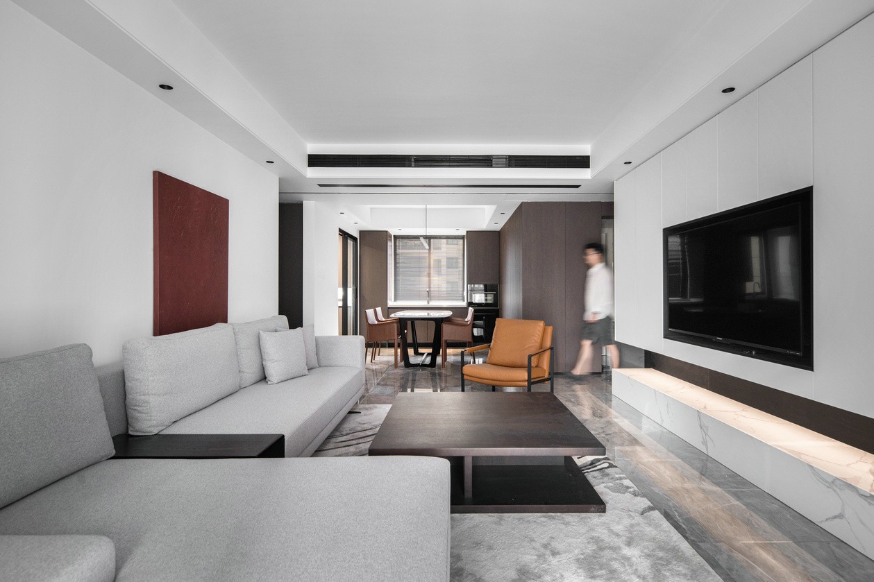 現(xiàn)代極簡(jiǎn)風(fēng)格室內(nèi)家裝案例效果圖-餐客廳 現(xiàn)代極簡(jiǎn)風(fēng)格室內(nèi)家裝案例效果圖-餐客廳