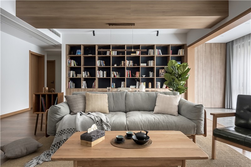 裝修案例北歐原木風(fēng)格室內(nèi)裝修效果圖-客廳 裝修案例北歐原木風(fēng)格室內(nèi)裝修效果圖-客廳