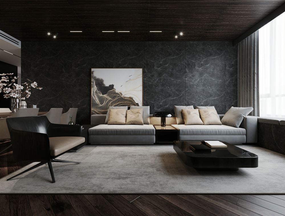 佛山市金科城現(xiàn)代簡約風格四居室裝修案例