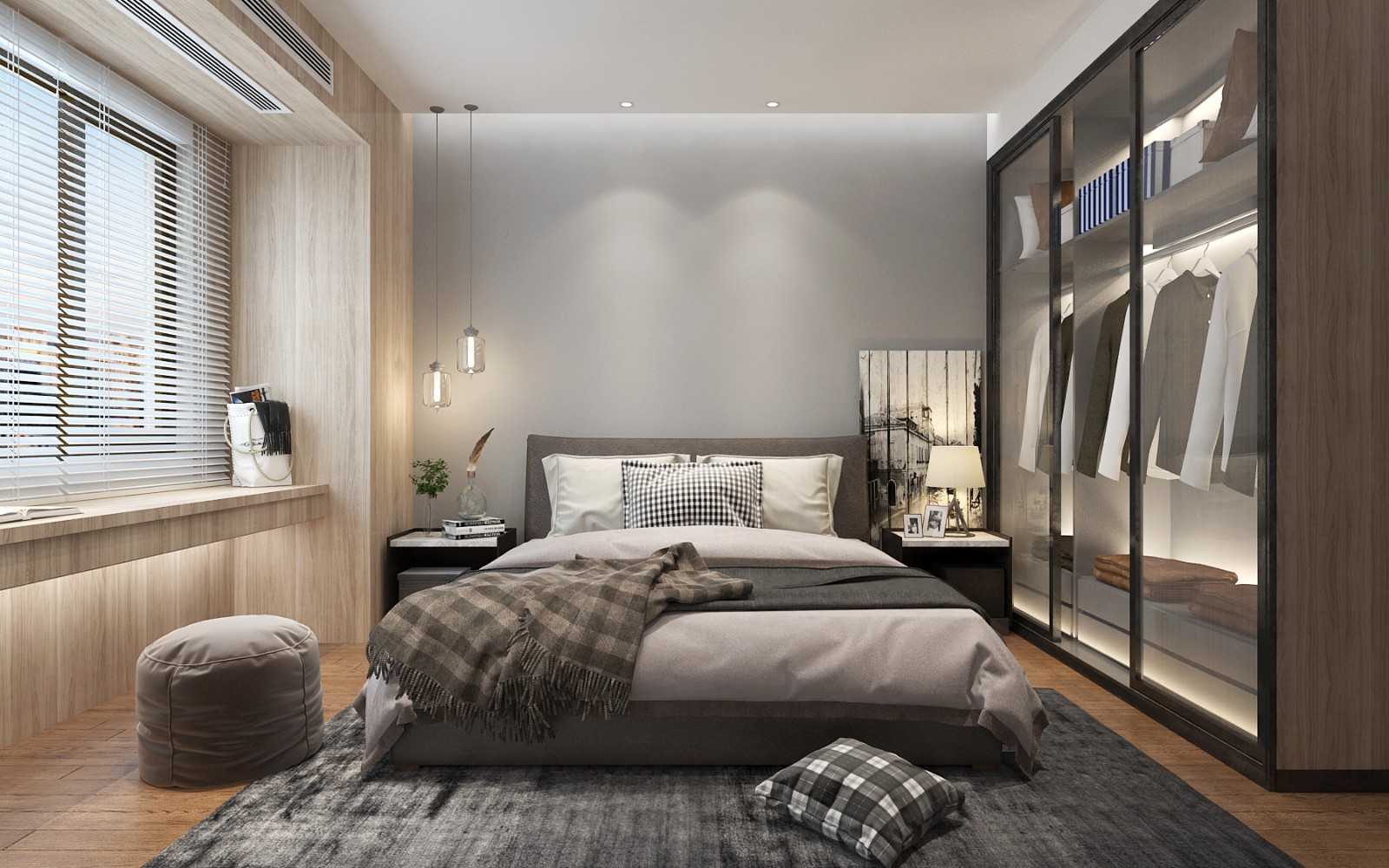 佛山裝修公司新中式風(fēng)格室內(nèi)裝修效果圖-臥室 佛山裝修公司新中式風(fēng)格室內(nèi)裝修效果圖-臥室