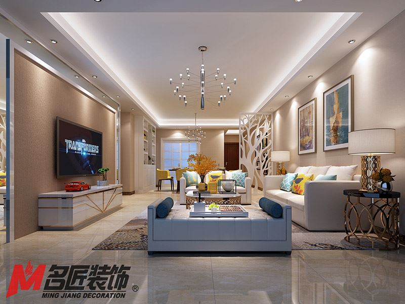 河源市碧桂園·東江鳳凰城現(xiàn)代簡(jiǎn)約風(fēng)格三居室裝修案例