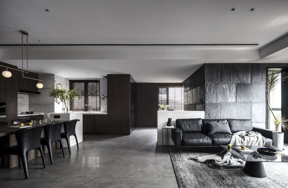 江門市恒大泉都別墅現(xiàn)代簡約風(fēng)格三居室裝修案例