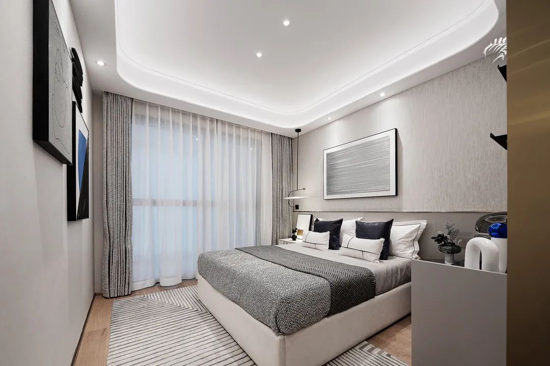 現(xiàn)代簡約風(fēng)格室內(nèi)設(shè)計(jì)家裝案例-臥室 現(xiàn)代簡約風(fēng)格室內(nèi)設(shè)計(jì)家裝案例-臥室