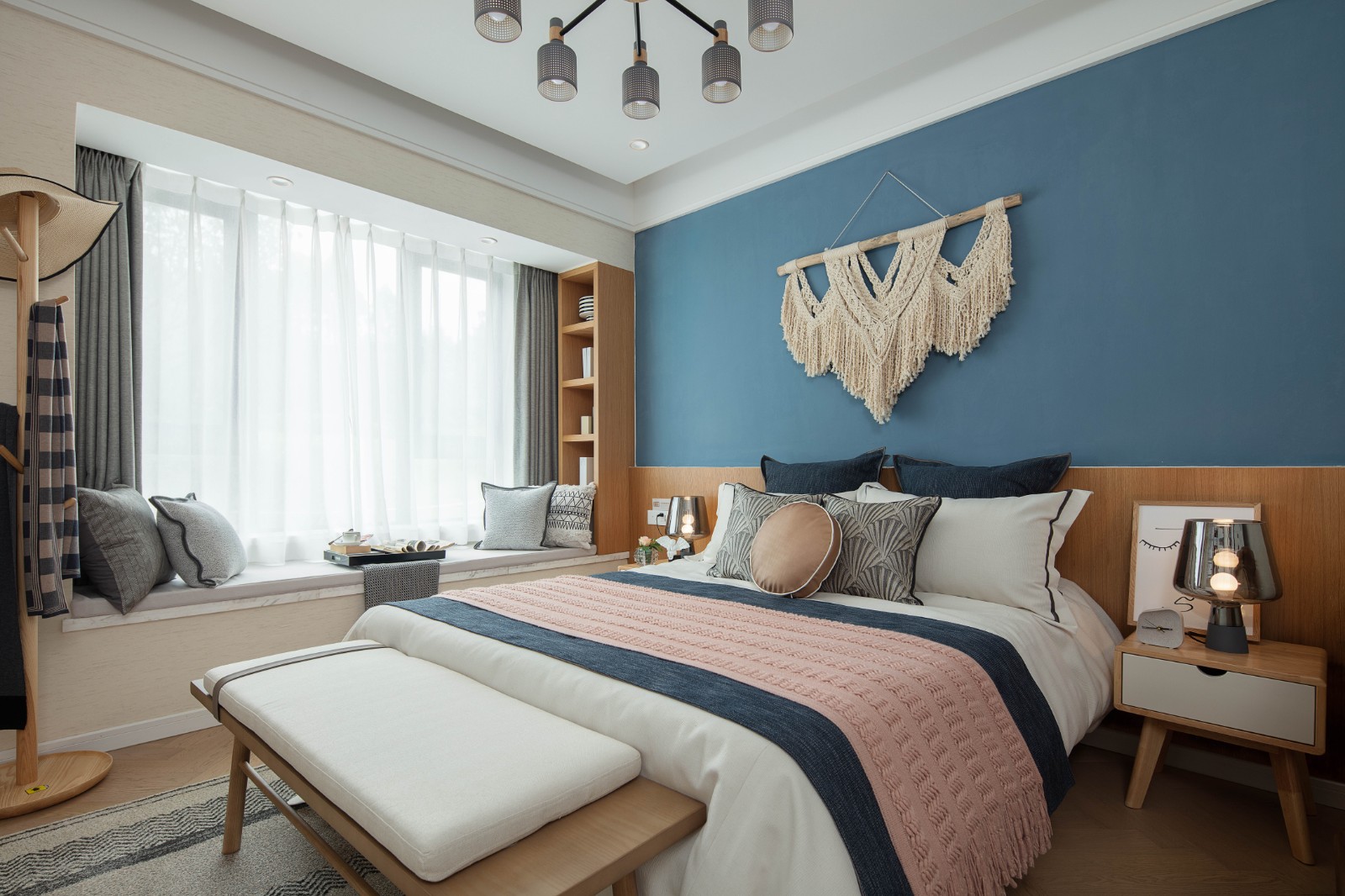 北歐風(fēng)格家裝設(shè)計(jì)室內(nèi)裝修效果圖-臥室 北歐風(fēng)格家裝設(shè)計(jì)室內(nèi)裝修效果圖-臥室