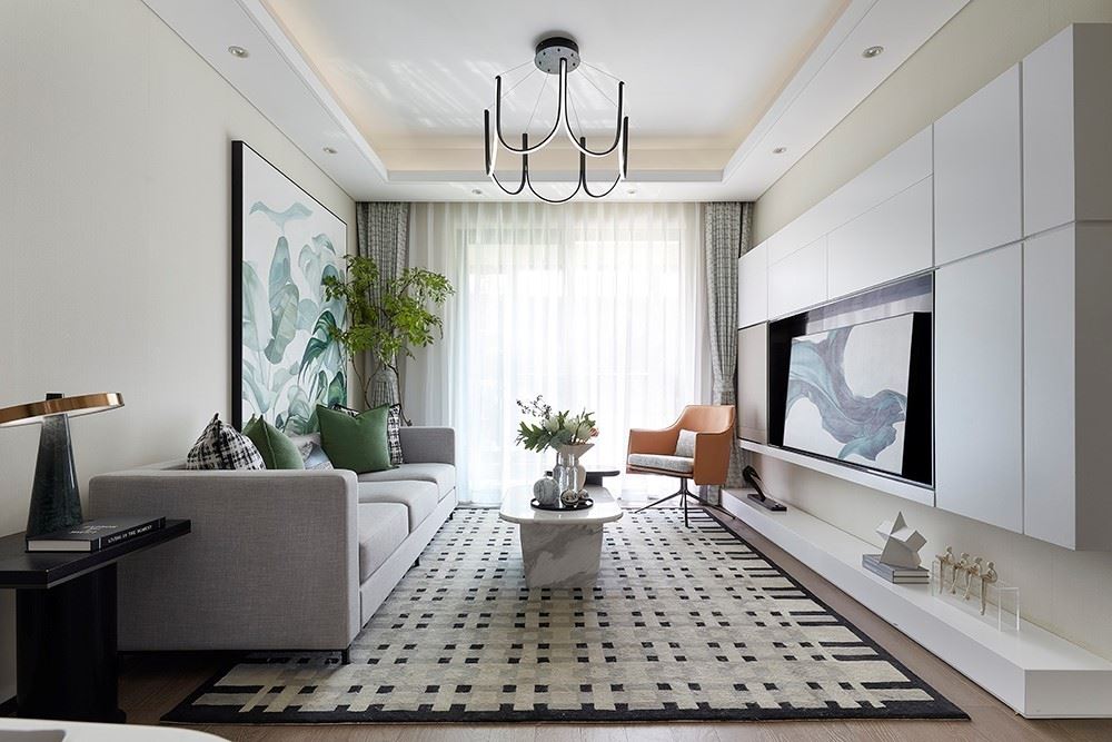 江門市伯爵半島北歐風(fēng)格三居室裝修案例