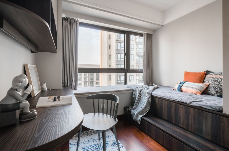 現(xiàn)代簡約風格室內(nèi)家裝案例效果圖-客臥 現(xiàn)代簡約風格室內(nèi)家裝案例效果圖-客臥