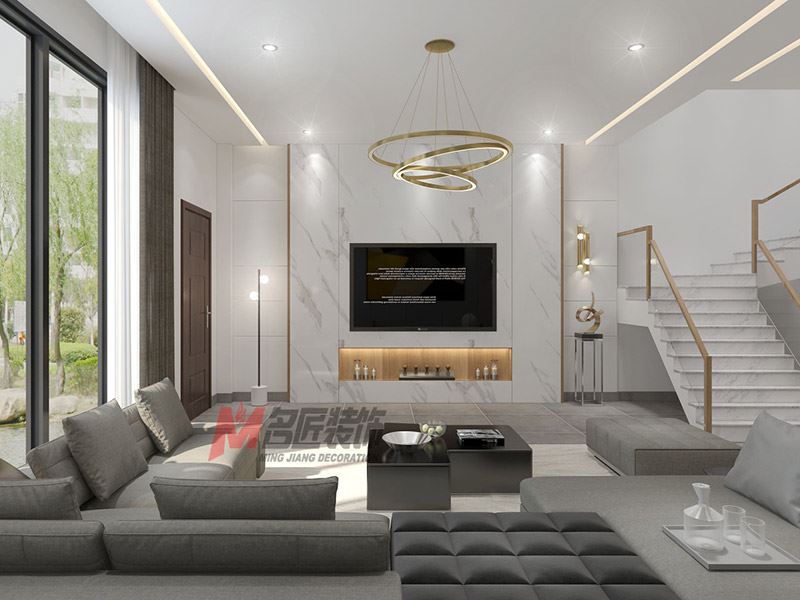 自貢市北街258號院現(xiàn)代簡約風(fēng)格別墅裝修案例