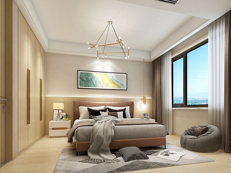 常州市新城域現(xiàn)代簡約風格三居室裝修案例