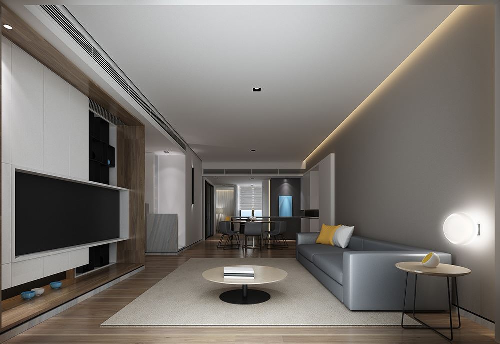 廣州市匯僑新城北區(qū)輕奢風(fēng)格四居室裝修案例