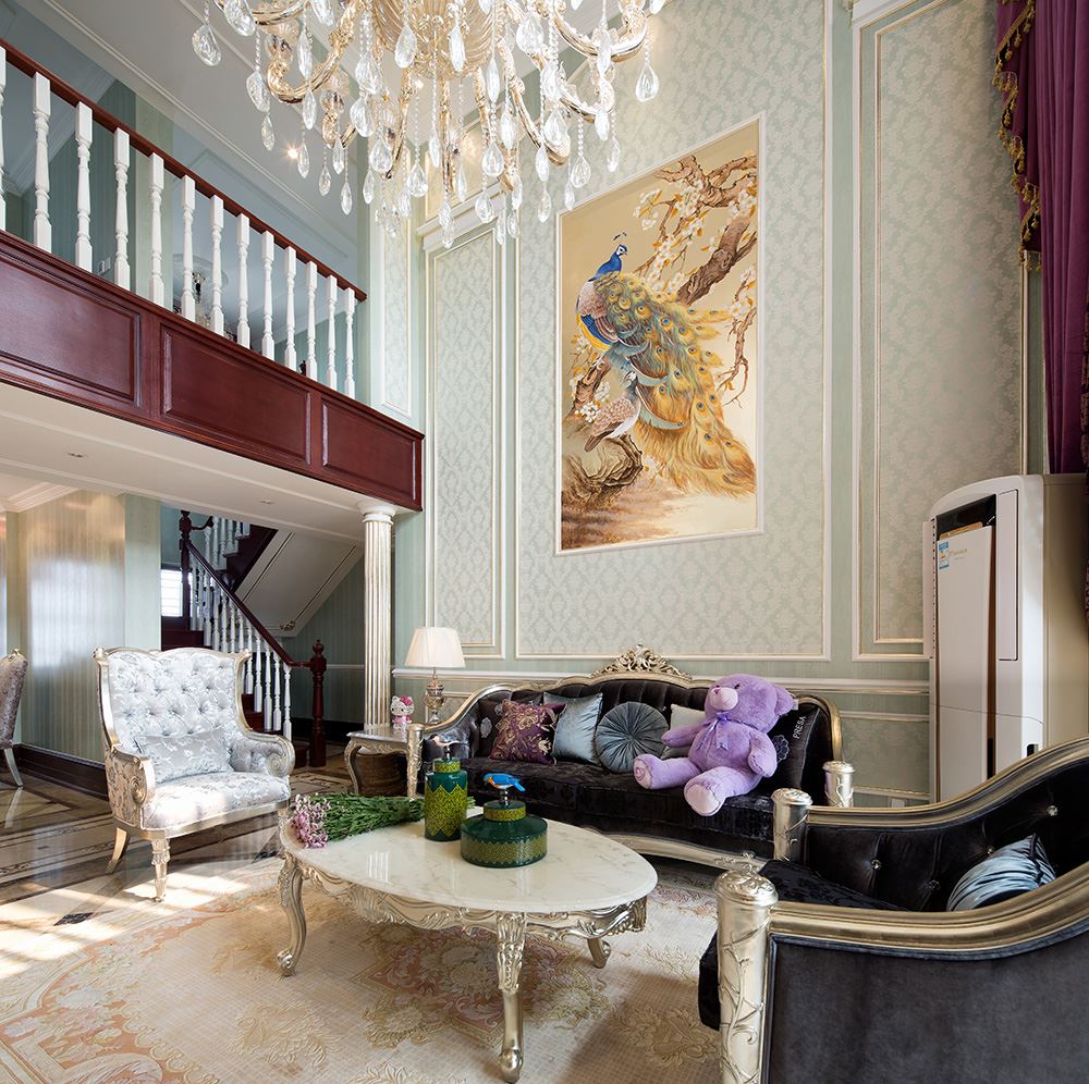 江門市匯銀江南富灣歐式風格別墅裝修案例