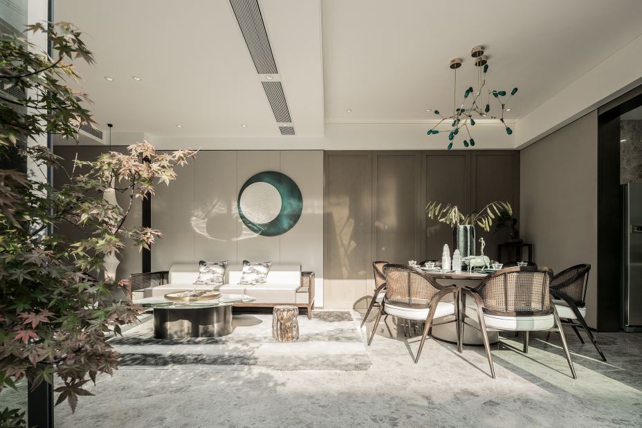 江門市江門奧園新中式風(fēng)格別墅裝修案例