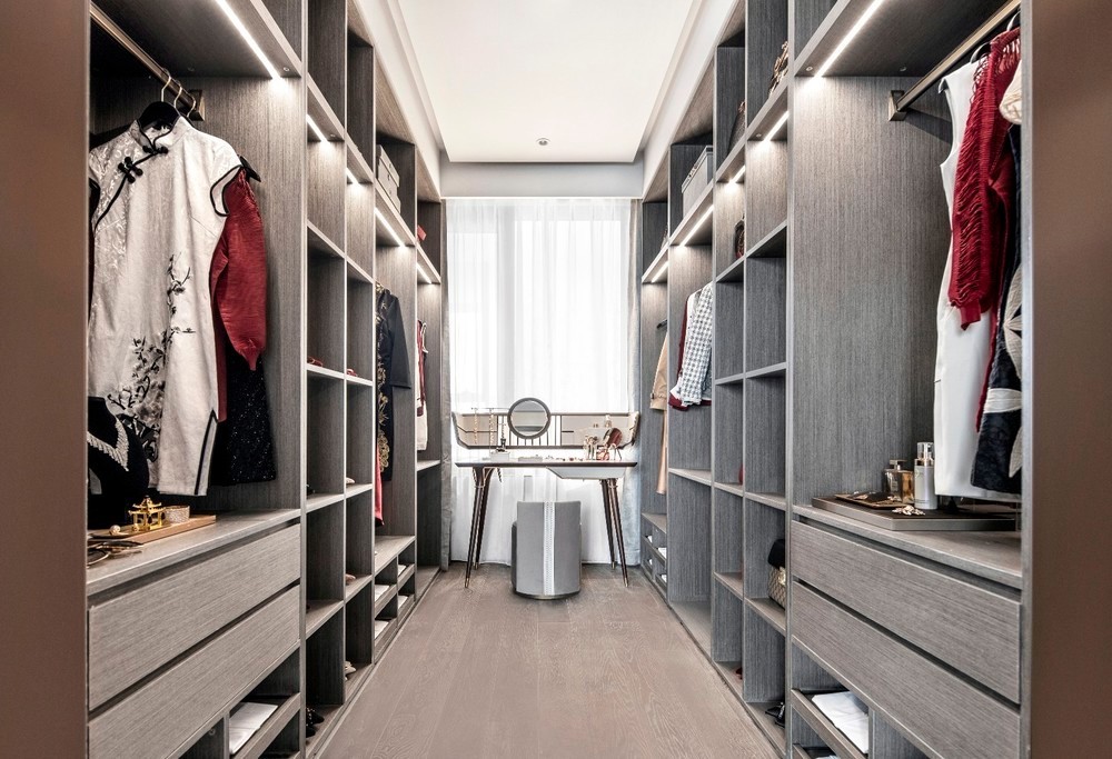 新中式奢華風(fēng)格室內(nèi)設(shè)計(jì)家裝案例-衣帽間 新中式奢華風(fēng)格室內(nèi)設(shè)計(jì)家裝案例-衣帽間