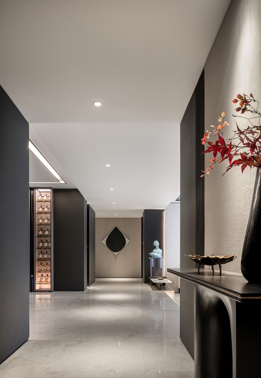 新中式風格室內(nèi)家裝案例效果圖-玄關(guān) 新中式風格室內(nèi)家裝案例效果圖-玄關(guān)