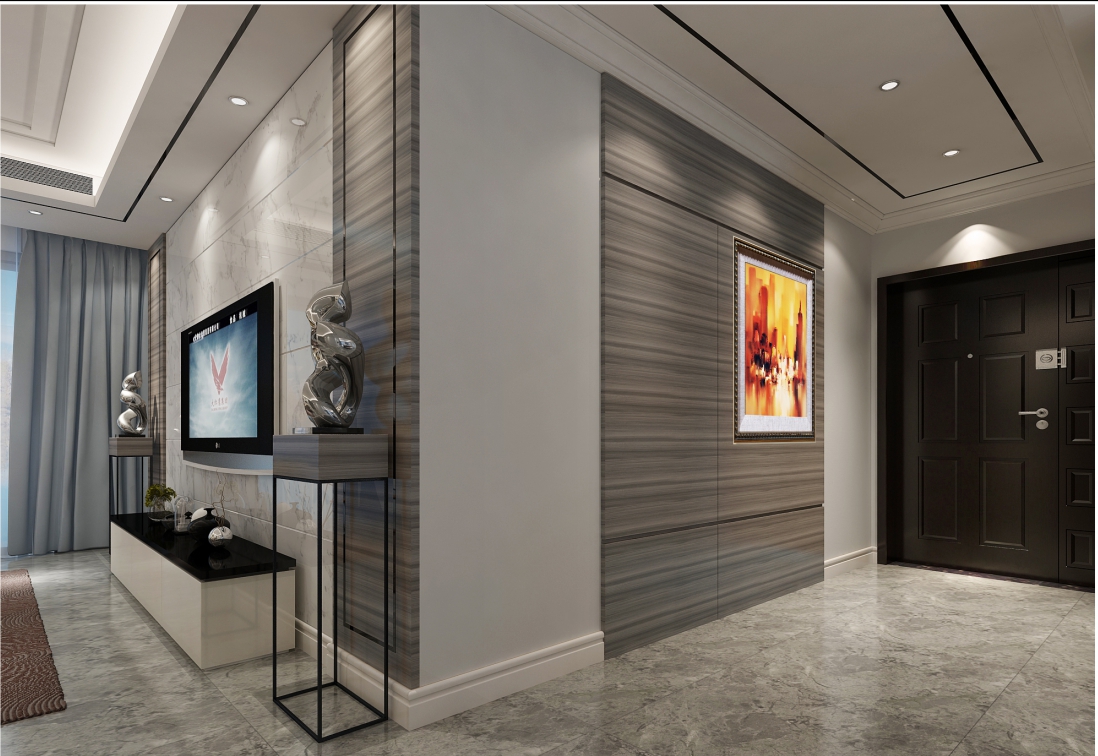 廣州市奧園恒基·學(xué)苑壹號歐式風(fēng)格四居室裝修案例