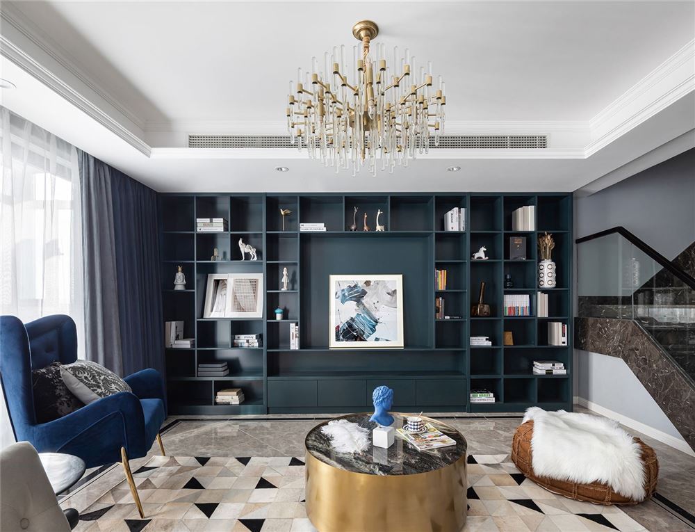 惠州市方直君御美式風(fēng)格四居室裝修案例