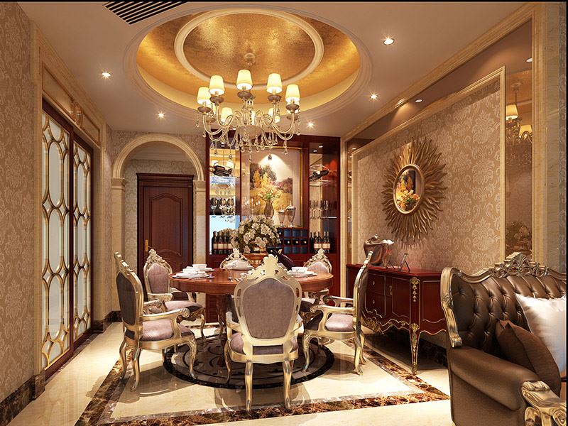 佛山市泰豐千璽灣新古典風(fēng)格三居室裝修案例