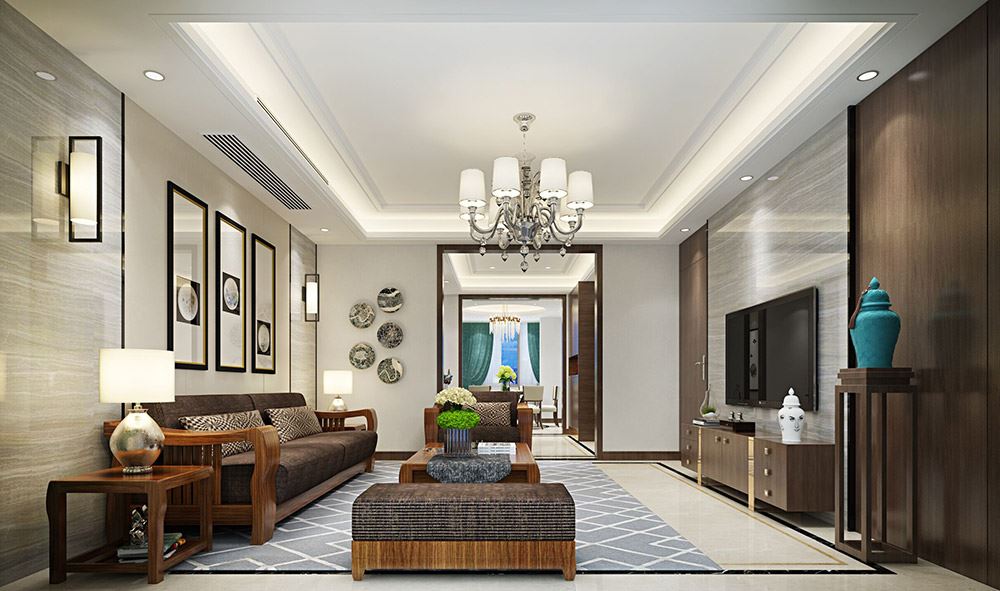 臺州市濱海苑現(xiàn)代簡約風(fēng)格三居室裝修案例