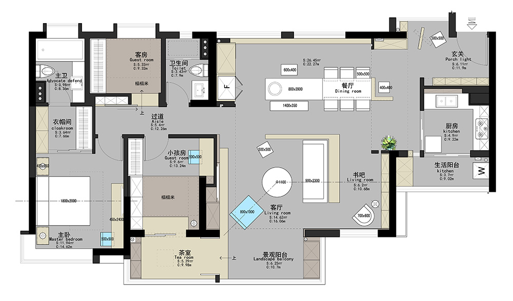 極簡風(fēng)格室內(nèi)裝修設(shè)計效果圖-悅江上品四居210平米-室內(nèi)裝修設(shè)計平面圖 極簡風(fēng)格室內(nèi)裝修設(shè)計效果圖-悅江上品四居210平米-室內(nèi)裝修設(shè)計平面圖