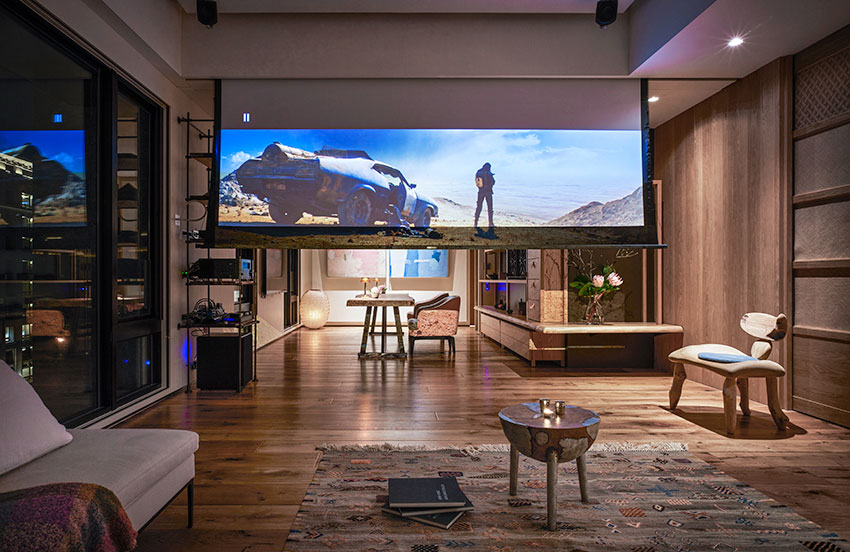 臺式風格家裝設計室內(nèi)裝修效果圖-客廳投影幕 臺式風格家裝設計室內(nèi)裝修效果圖-客廳投影幕