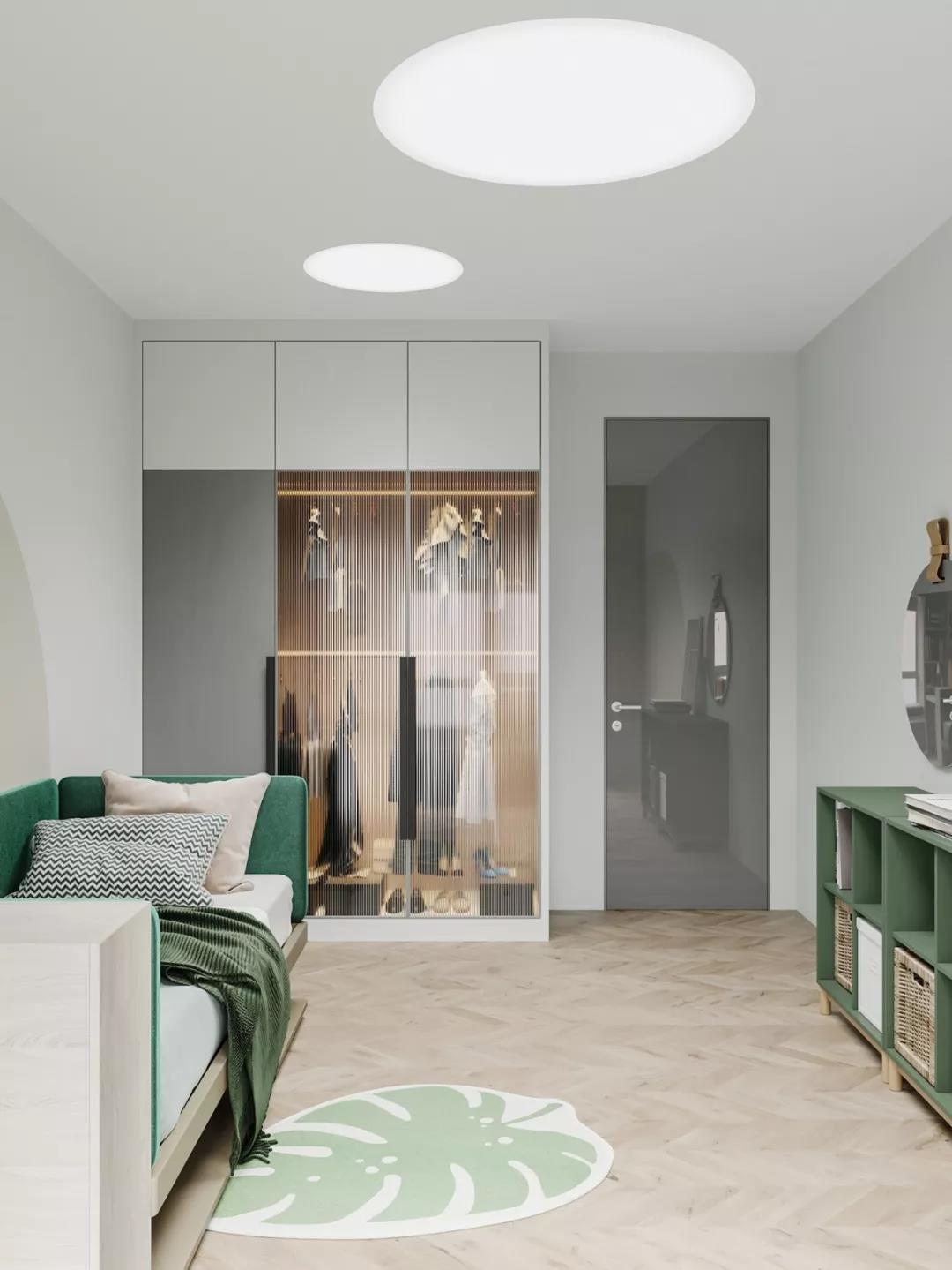 高級(jí)灰+原木色現(xiàn)代風(fēng)格室內(nèi)裝修設(shè)計(jì)效果圖-萬達(dá)華府四居140平米-女兒房 高級(jí)灰+原木色現(xiàn)代風(fēng)格室內(nèi)裝修設(shè)計(jì)效果圖-萬達(dá)華府四居140平米-女兒房