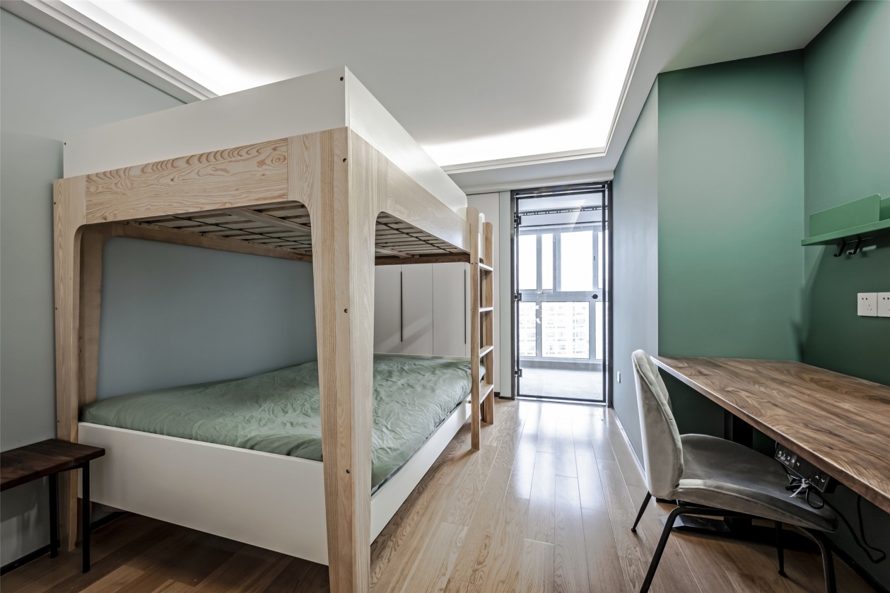 現代前衛(wèi)風格室內設計家裝案例-次臥 現代前衛(wèi)風格室內設計家裝案例-次臥