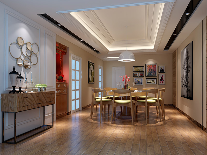 佛山市金地·招商臻玥府現(xiàn)代風(fēng)格四居室裝修案例