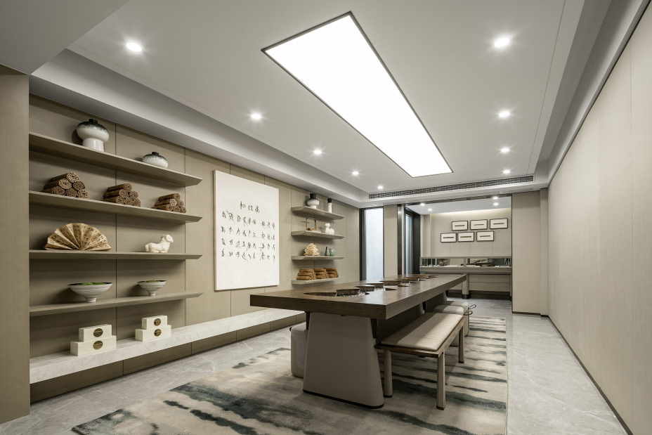 新中式風(fēng)格別墅家裝案例效果圖-書房 新中式風(fēng)格別墅家裝案例效果圖-書房