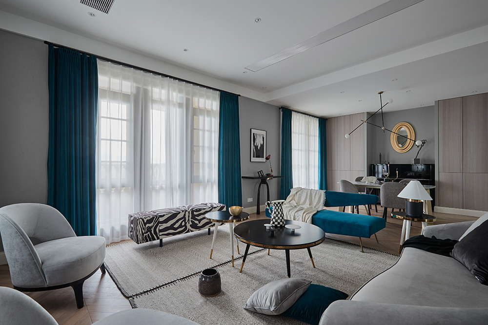 在起風(fēng)的季節(jié)心理向往著柔軟的裝飾設(shè)計(jì)，平凡地過著舒心的生活-客廳