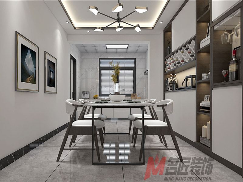 自貢市珍珠寺社區(qū)現(xiàn)代簡(jiǎn)約風(fēng)格平層裝修案例