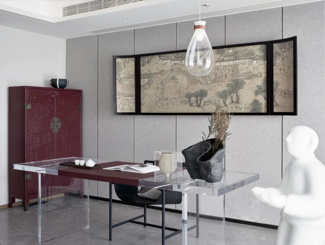 新中式風(fēng)格室內(nèi)設(shè)計家裝案例-書桌 新中式風(fēng)格室內(nèi)設(shè)計家裝案例-書桌