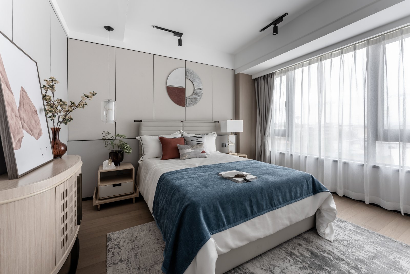 現(xiàn)代簡約風(fēng)格室內(nèi)設(shè)計家裝案例-臥室 現(xiàn)代簡約風(fēng)格室內(nèi)設(shè)計家裝案例-臥室