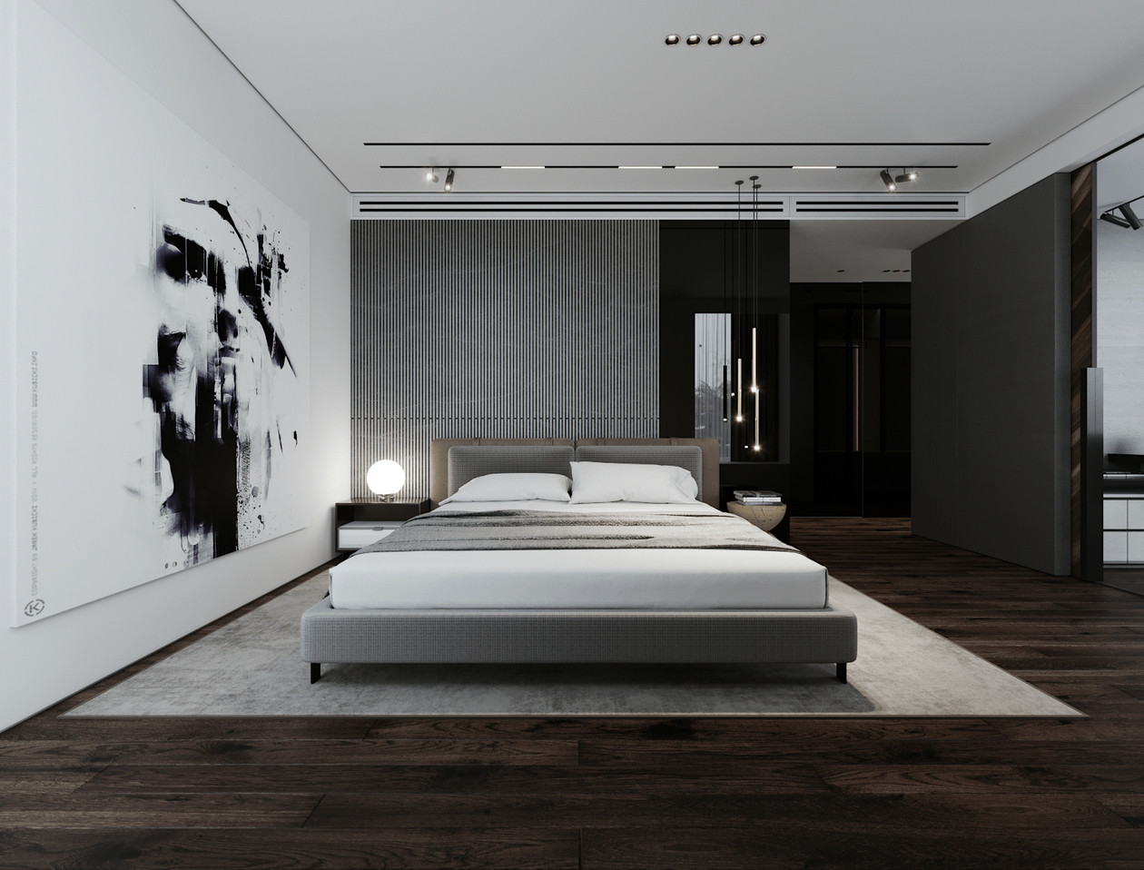 佛山裝修公司美式輕奢風(fēng)格室內(nèi)裝修效果圖-臥室 佛山裝修公司美式輕奢風(fēng)格室內(nèi)裝修效果圖-臥室