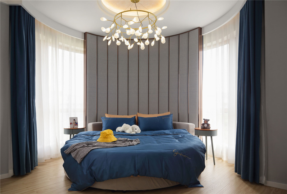 裝修案例輕奢風(fēng)格室內(nèi)裝修效果圖-臥室 裝修案例輕奢風(fēng)格室內(nèi)裝修效果圖-臥室