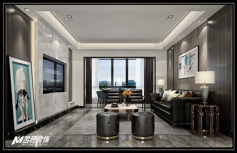 萬科金域華庭暉景閣復(fù)式210平米北歐風(fēng)格裝修案例-二樓會(huì)客室 萬科金域華庭暉景閣復(fù)式210平米北歐風(fēng)格裝修案例-二樓會(huì)客室