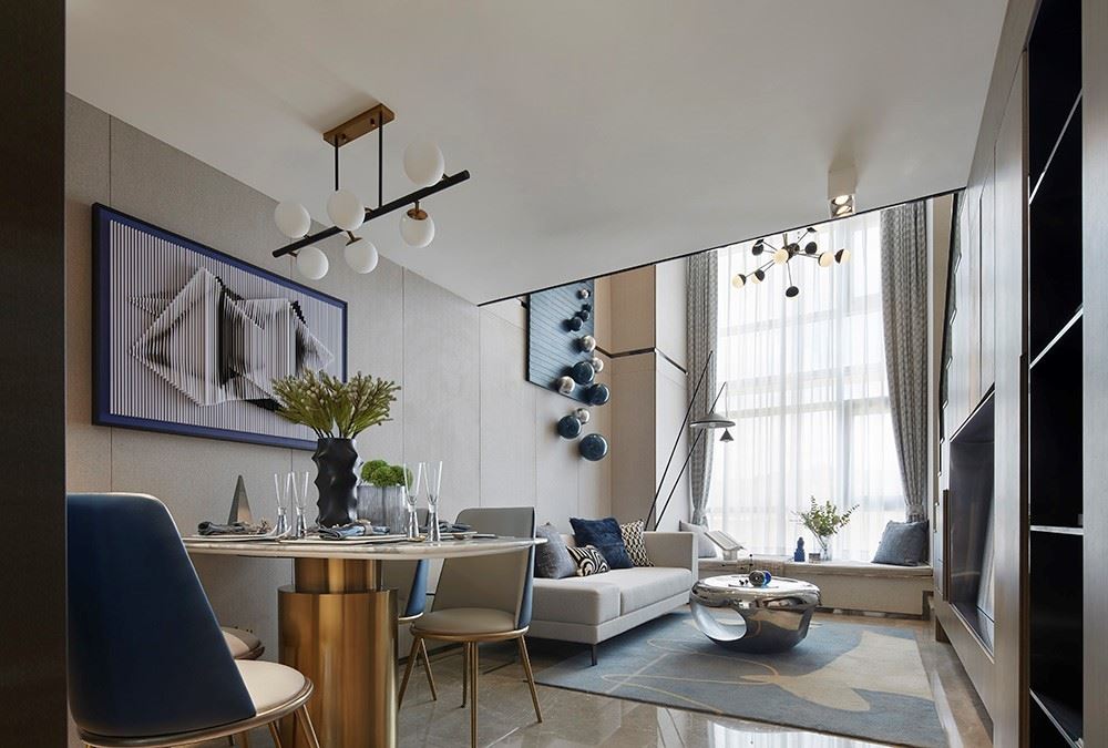 江門市恩平繁星小鎮(zhèn)現(xiàn)代風(fēng)格復(fù)式裝修案例