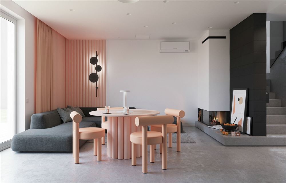 佛山市中交&middot;瀧灣云城北歐風格復(fù)式裝修案例