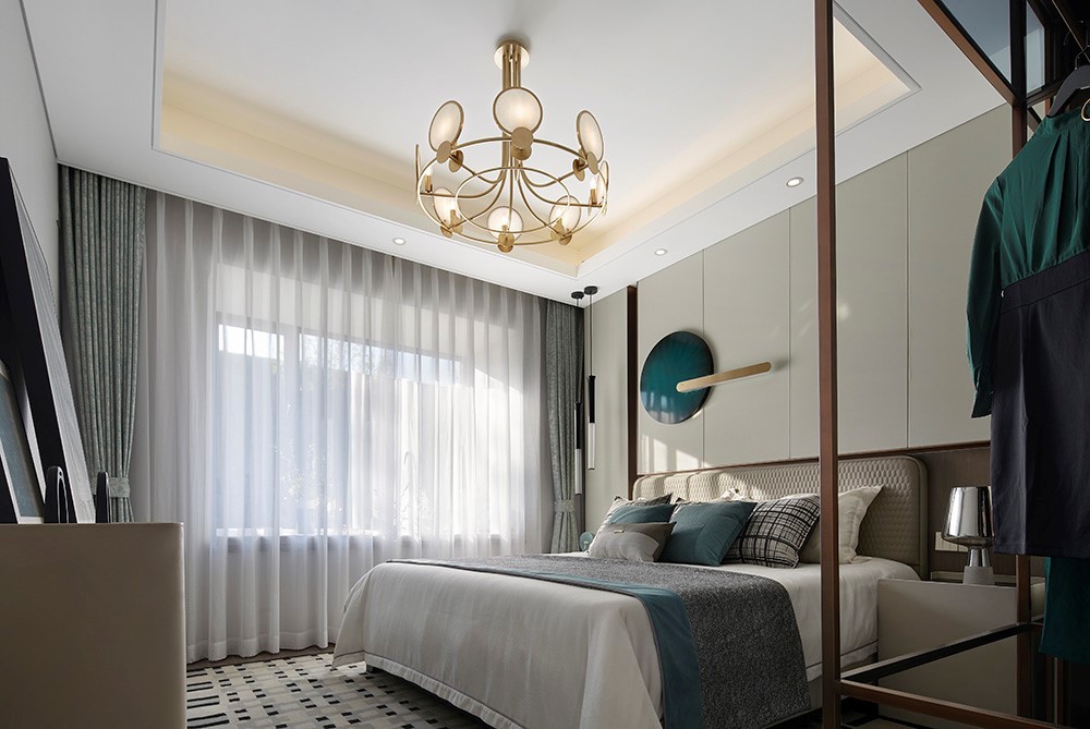 現(xiàn)代輕奢風(fēng)格室內(nèi)家裝案例效果圖-臥室 現(xiàn)代輕奢風(fēng)格室內(nèi)家裝案例效果圖-臥室