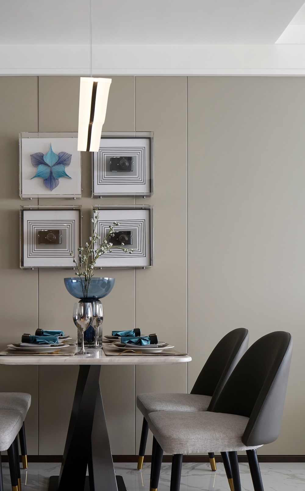 港式現(xiàn)代風(fēng)格室內(nèi)家裝案例效果圖-餐廳 港式現(xiàn)代風(fēng)格室內(nèi)家裝案例效果圖-餐廳