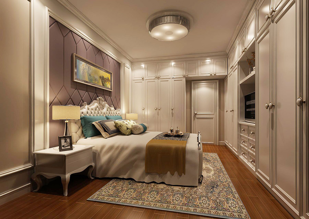 裝修公司簡(jiǎn)歐風(fēng)格室內(nèi)裝修效果圖-客臥 裝修公司簡(jiǎn)歐風(fēng)格室內(nèi)裝修效果圖-客臥