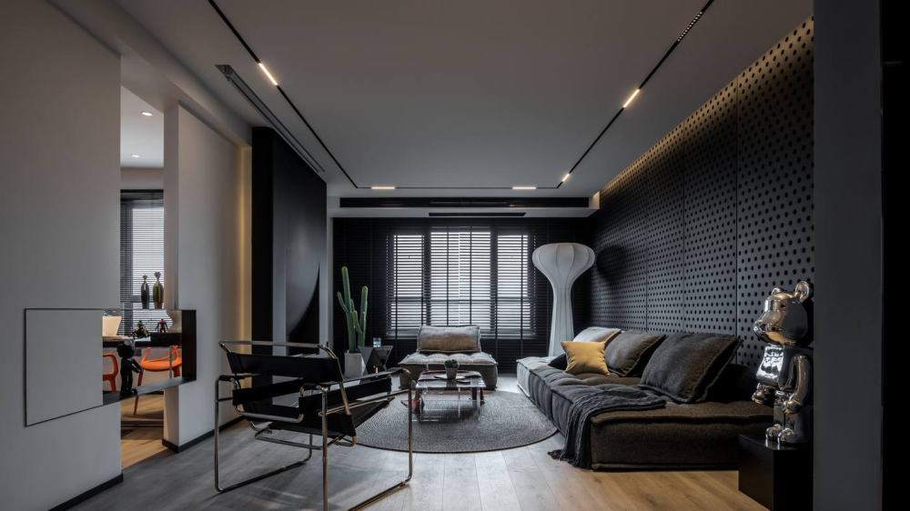 現(xiàn)代極簡風(fēng)格室內(nèi)家裝案例效果圖-客廳 現(xiàn)代極簡風(fēng)格室內(nèi)家裝案例效果圖-客廳