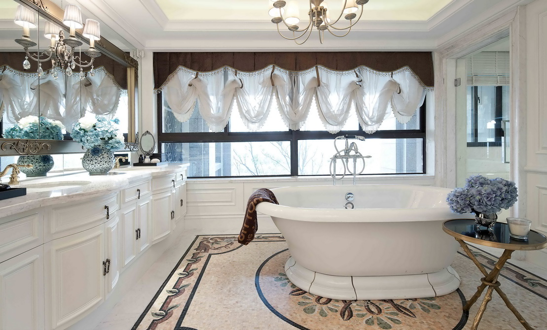 法式巴洛克風(fēng)格室內(nèi)設(shè)計(jì)家裝案例-衛(wèi)生間 法式巴洛克風(fēng)格室內(nèi)設(shè)計(jì)家裝案例-衛(wèi)生間